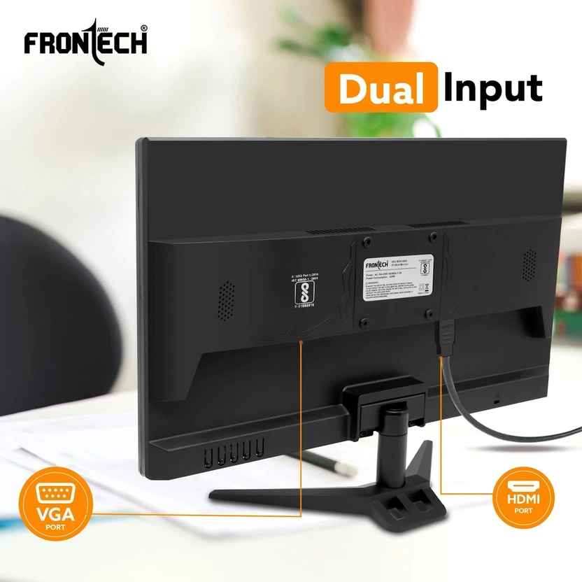 Frontech - 55.88 cm (22 inch) HD LED Backlit VA Panel Monitor (MO...more