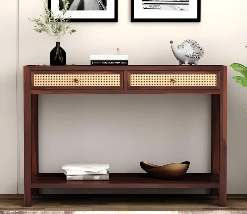 Console Tables Tanishq Arts Solid Sheesham Wood Console Table for Living Room | ...more