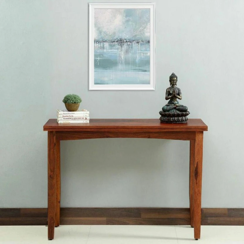 The Furn Club Casa Solid Wood Console Table (Finish Color - Honey...more