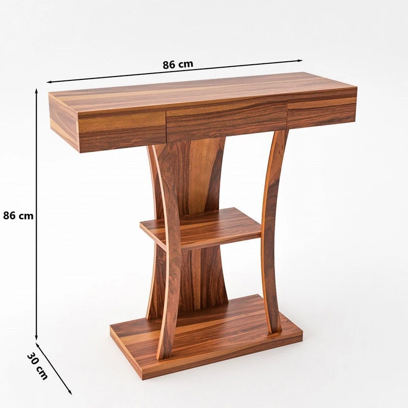Jh Decore Solid Wood Console Table | End Table| Side Table| Corne...more