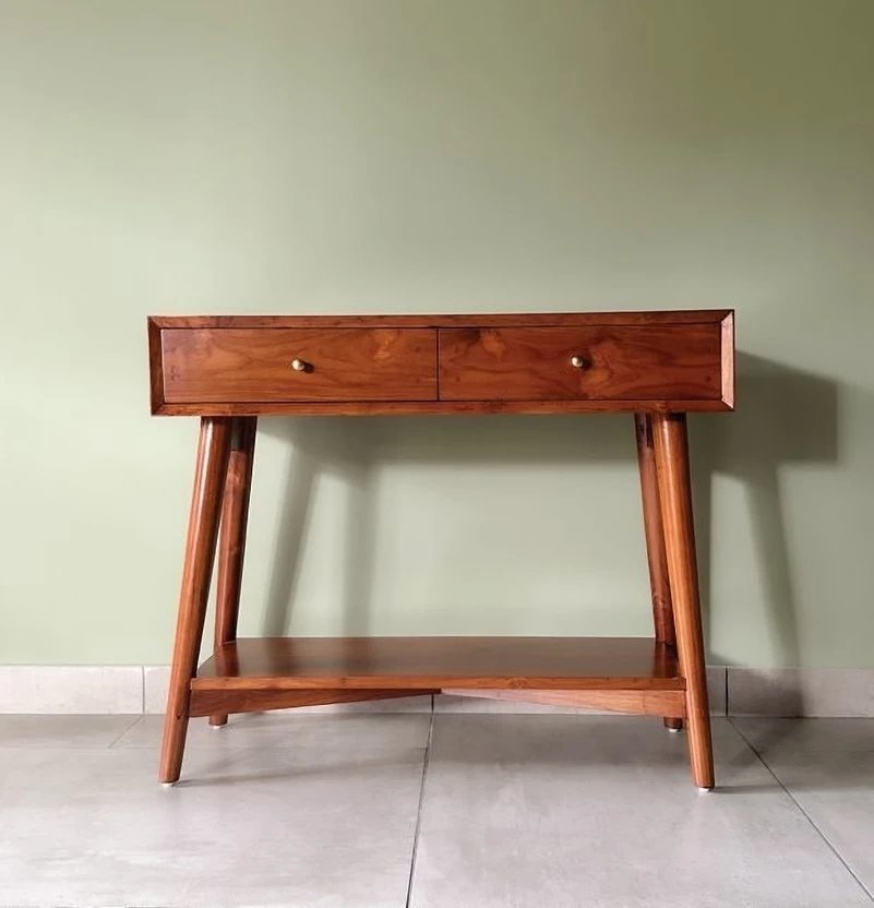 Home wood Solid Wooden Console Table Solid Wood Console Table (Fi...more