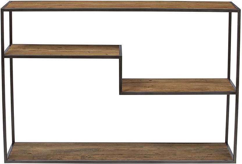 ZINCOPP Console Table Metal Console Table (Finish Color - Black a...more