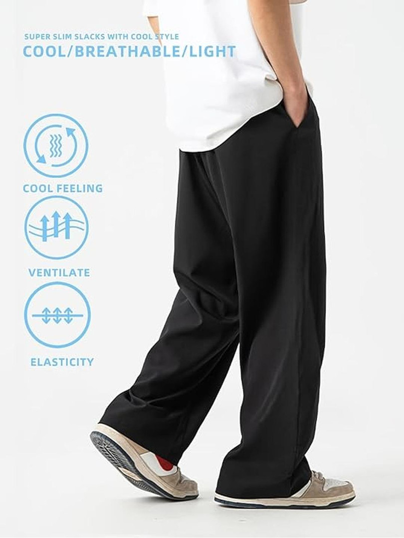 Imsa Moda Men Black Cotton Track Pants