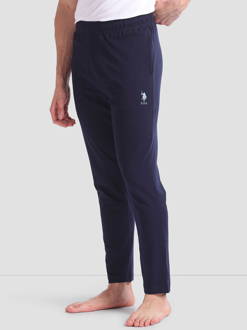 U.S. Polo Assn. Men Moisture-Wicking Mid-Rise Lounge Pants