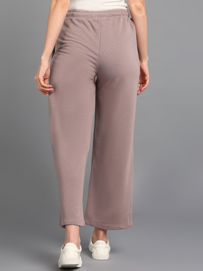 Alan Jones Women Solid Relaxed Fit Track Pants