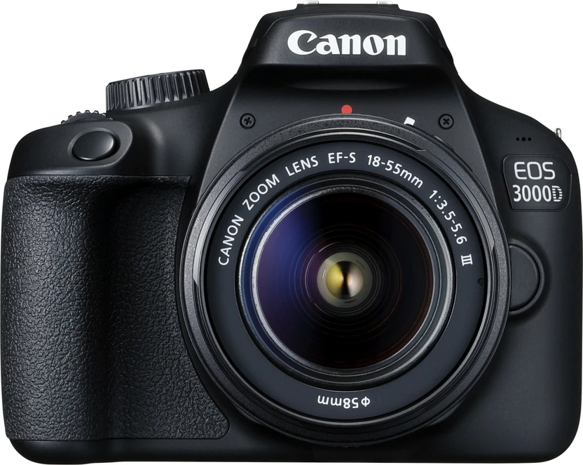 DSLR Cameras Canon EOS 3000D DSLR Camera Single Kit with 18-55 Lens (Moto Puls...more