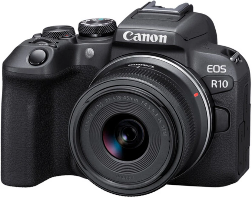 Canon EOS R10 Mirrorless Camera Body with RF-S 18 - 45 mm f/4.5 -...more