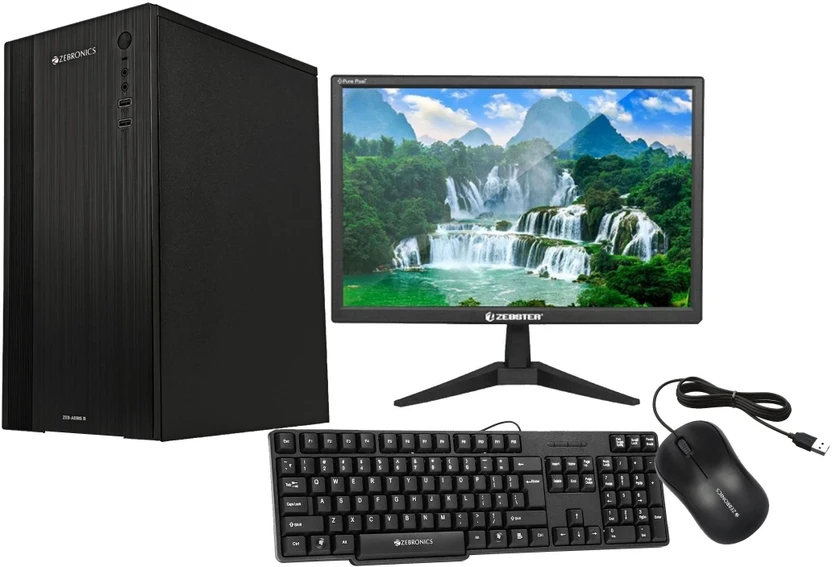 ZEBRONICS Core i5 (4th Gen) (8 GB / 500 GB / Windows 11) Assemble...more