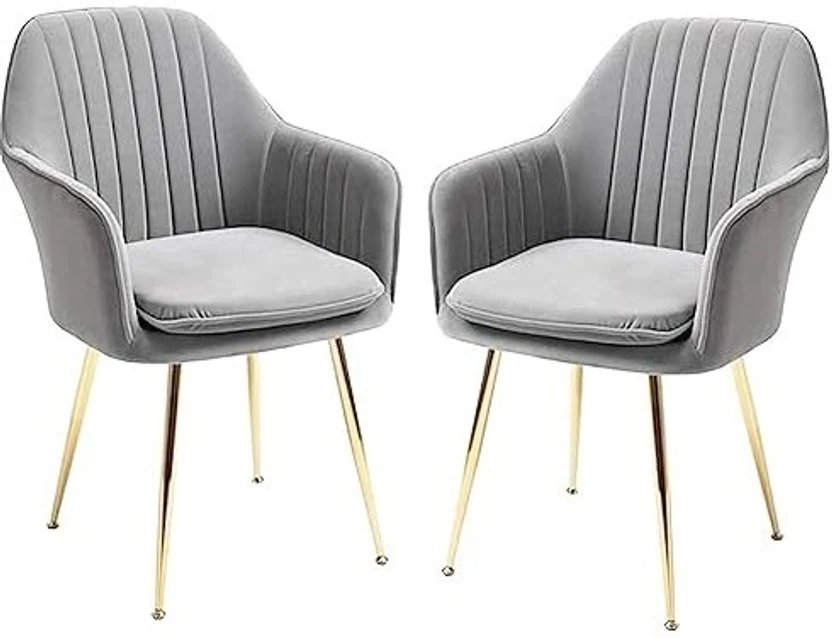 Dining Chairs NEXON Velvet Dining Chairs, Cushion Seat Chair for Living Room Be...more