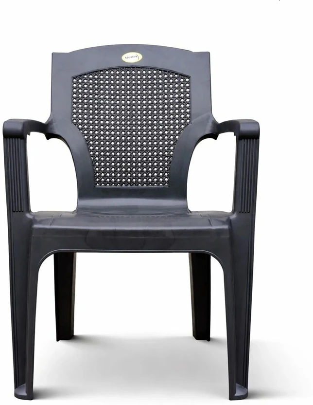 HOMIBOSS Plastic Chairs for Home & Outdoor | Strong & Durable | B...more