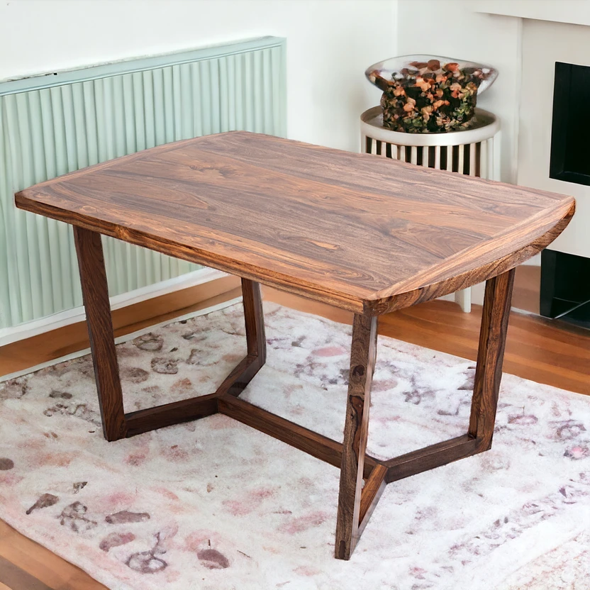 Flipkart Perfect Homes Rosewood ( Sheesham ) Solid Wood 4 Seater ...more