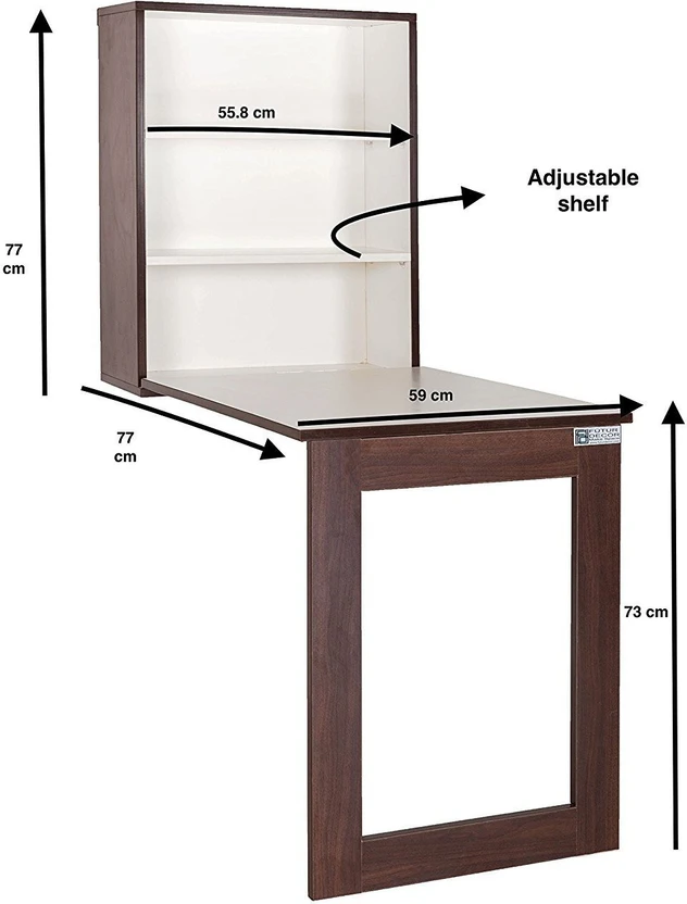 Invisible Bed Wall mounted folding Solid Wood 2 Seater Dining Tab...more