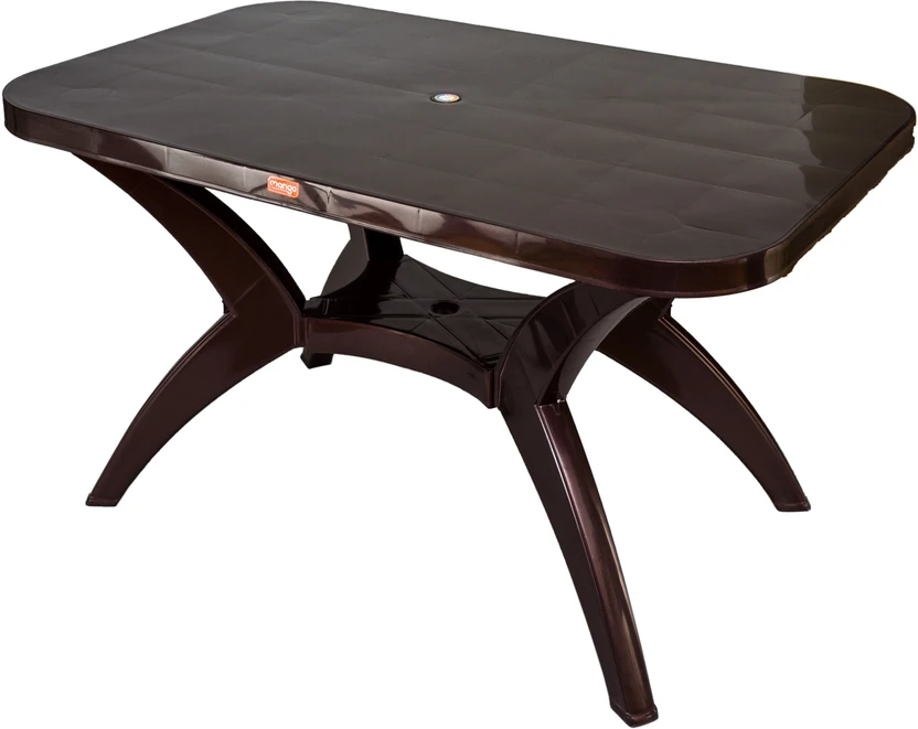 Furniture Yard Mango Party Outdoor Cafeteria Plastic 4 Seater Din...more