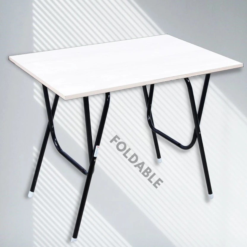 EuroQon Space Saver Foldable Imported Wood Engineered Wood 4 Seat...more