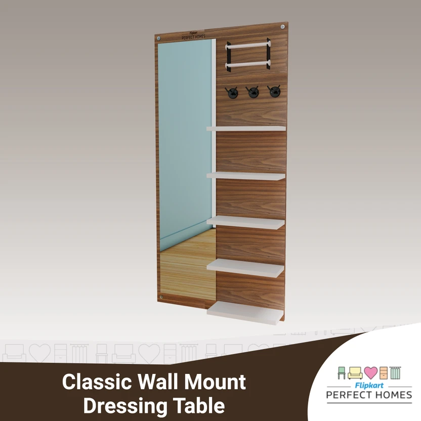 Flipkart Perfect Homes Glory Engineered Wood Dressing Table (Fini...more