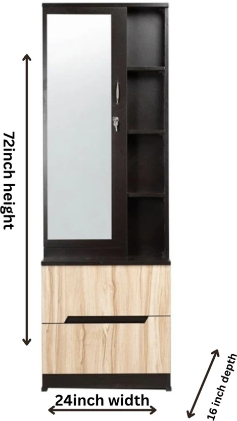 CASPIAN DRE 008 Engineered Wood Dressing Table (Finish Color - , ...more