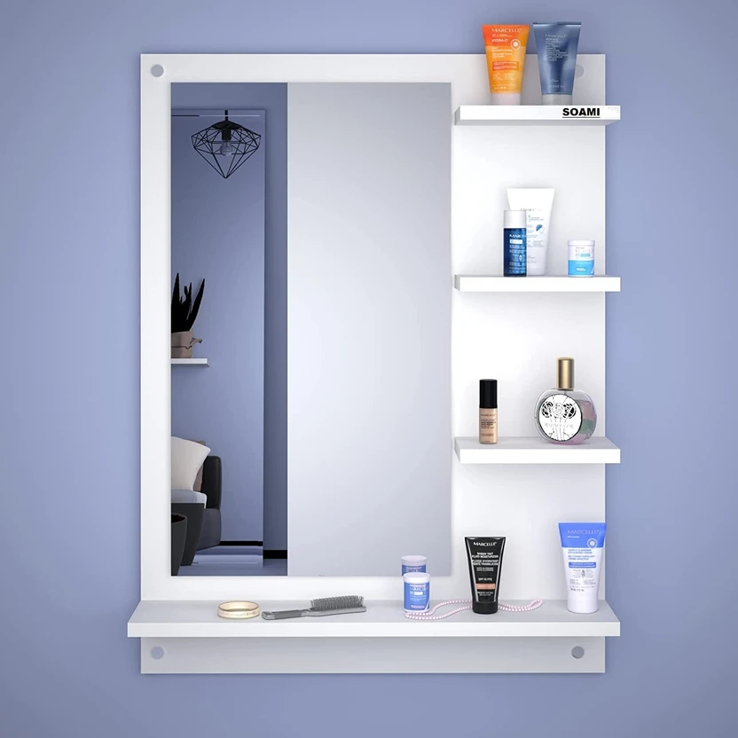 ONEDEEP Engineered Wood Dressing Table (Finish Color - , White, D...more