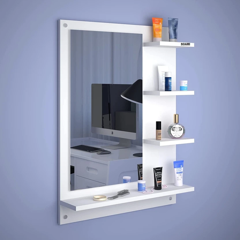 ONEDEEP Engineered Wood Dressing Table (Finish Color - , White, D...more