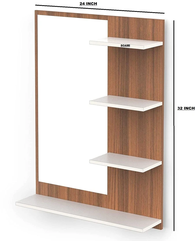 ONEDEEP Engineered Wood Dressing Table (Finish Color - , Teak Nat...more