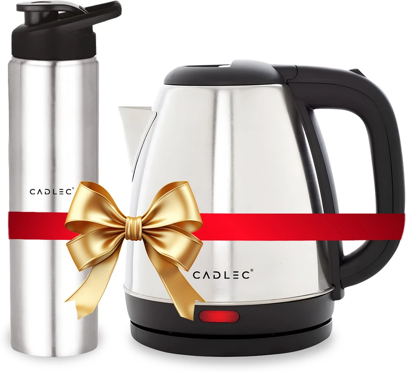 Electric Kettles CADLEC 1.5 L Kettle Combo Electric Kettle (1.5 L, Silver)
