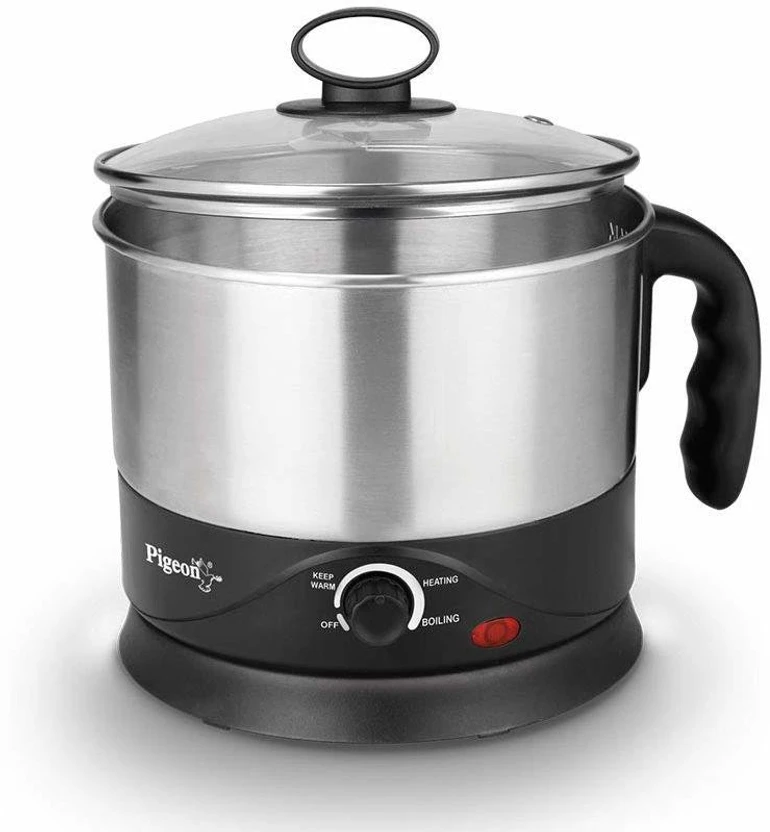 Electric Kettles Pigeon Favourite Electric Kettle (1.2 L, Silver, Black)