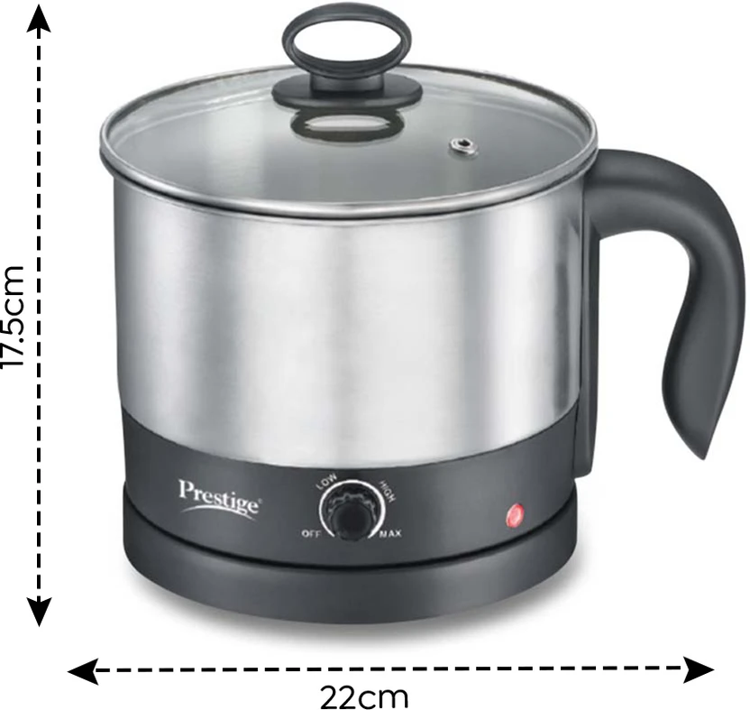 Prestige PMC 1+ Multi Cooker Electric Kettle (1 L, Silver)