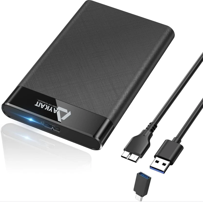 External Storage Aykait 300 GB External Hard Disk Drive (HDD) (Black)