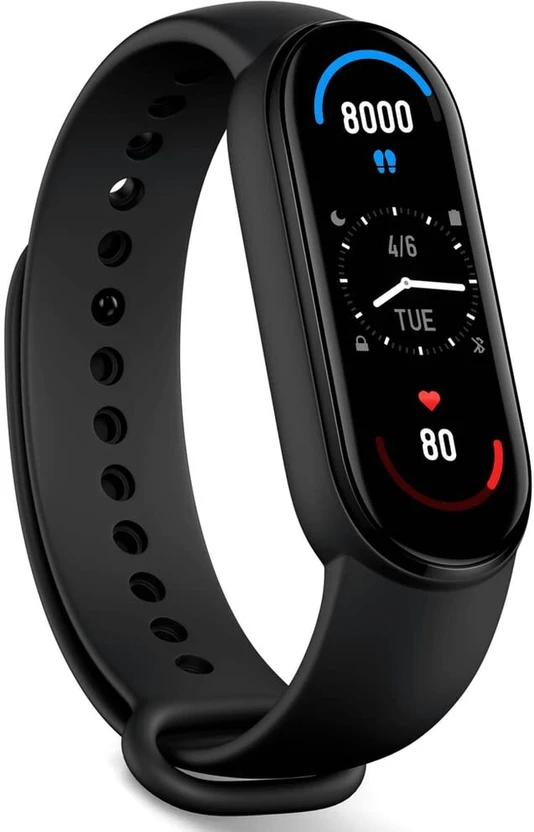 Mi Smart Band 6 - India's No.1 Fitness Band (Dark Black Strap, Si...more