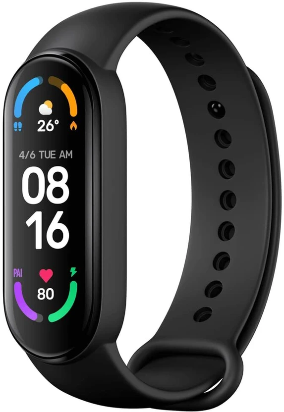 Mi Smart Band 6 - India No.1 Fitness Smart Band (Black Drift Stra...more