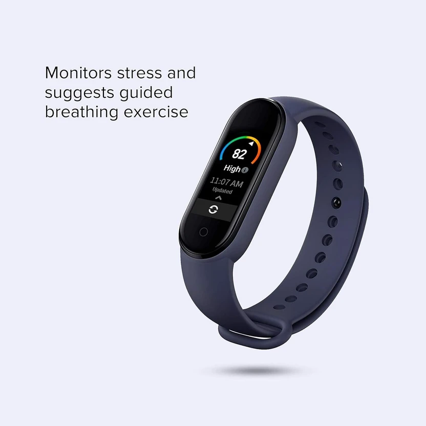 Mi Smart Band 5 - India's No. 1 Fitness Band (Black Strap, Size :...more