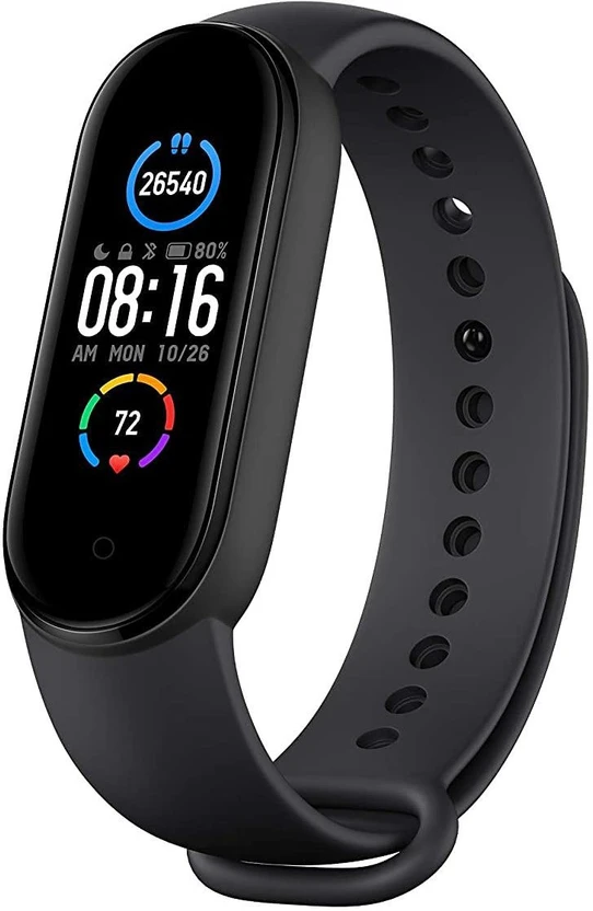 Fitness Bands Cospex M5 Smart Band Fitness Watch Heart Rate (Black Strap, Size ...more