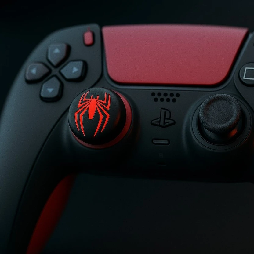 HICLE Spider Edition Joystick Thumb Silicone Thumb Grip Caps – Sp...more