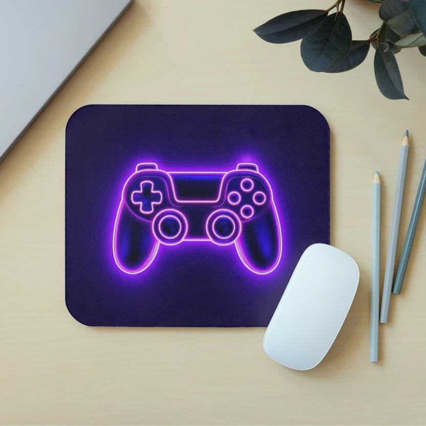 makekart Neon Purple Gaming Controller Mousepad Non Slip Base Mou...more