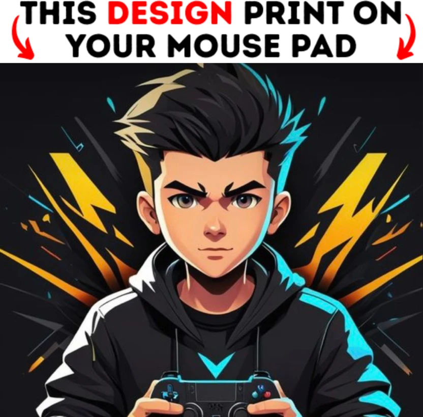 makekart Modern Anime Style Gamer Mouse Pad Non Slip Base Mousepa...more
