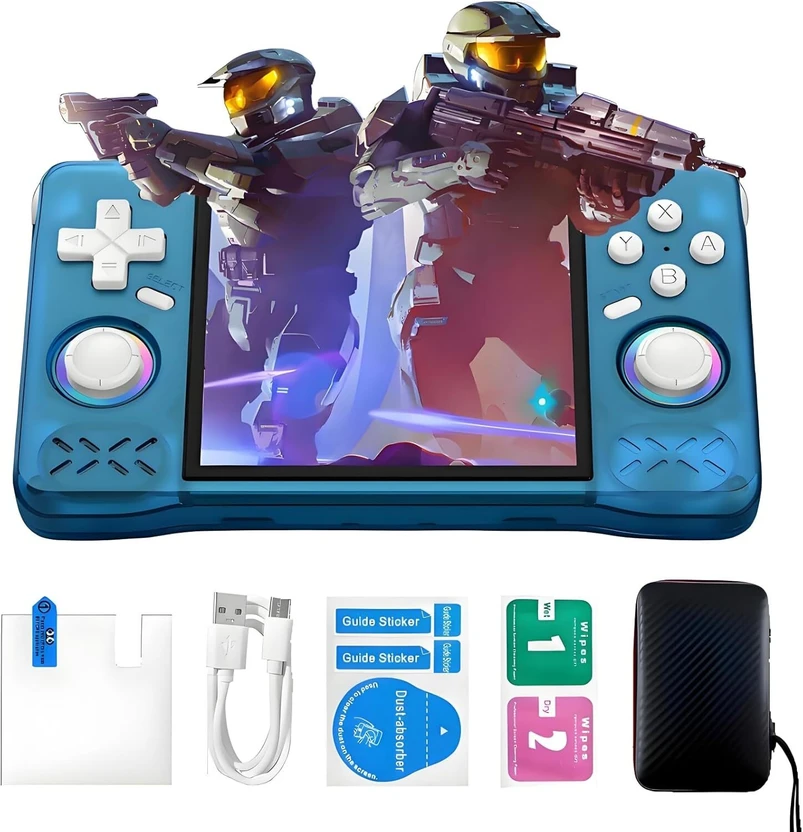 Playtastic XF40H Retro Gaming Console with 4.0 Inch 4K HD IPS Scr...more