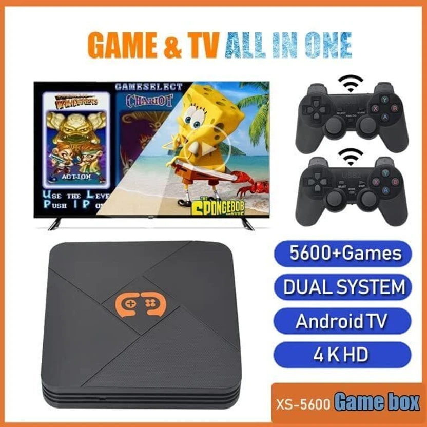 EXtreme G5 GAMEBOX 4K HD Super Console X 20+ Emulator 5600+ Games...more