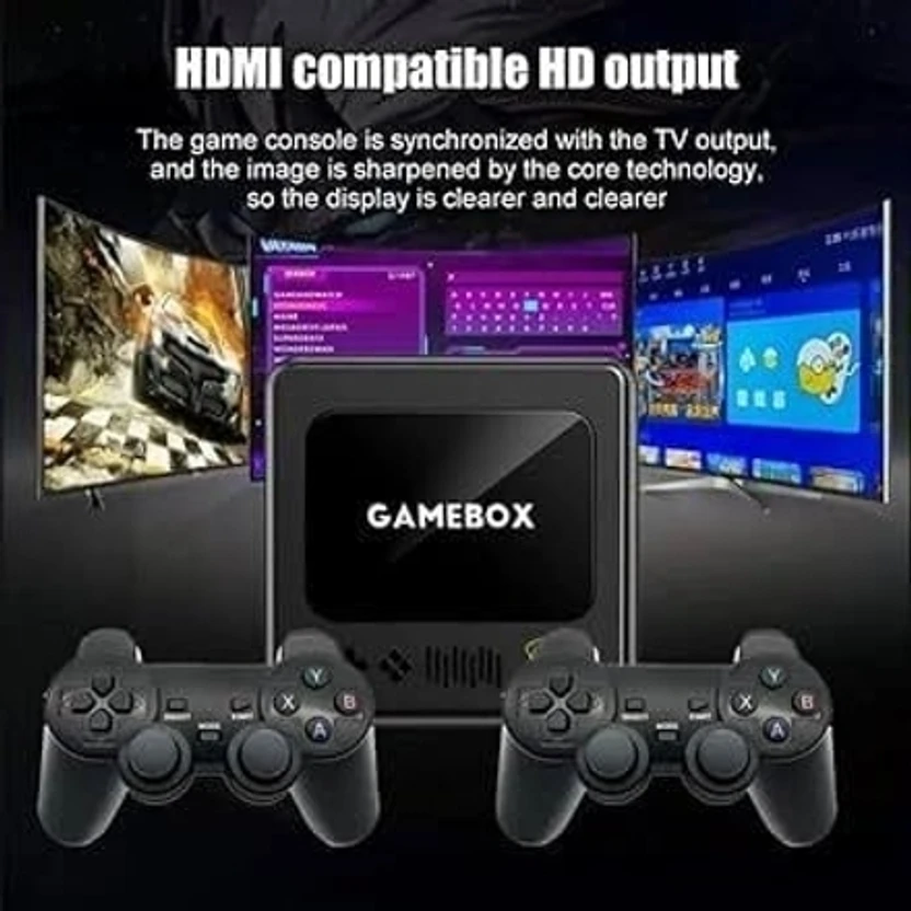 EXtreme GAMEBOX Plus G10 Retro Game Console 30000+ Games Classic ...more