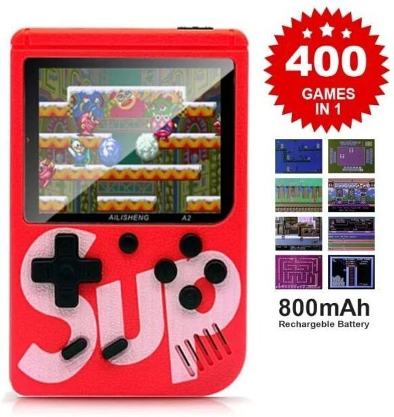 NANDGHER Handheld 400 in 1 Sup Game Box Video Game with USB ,Port...more