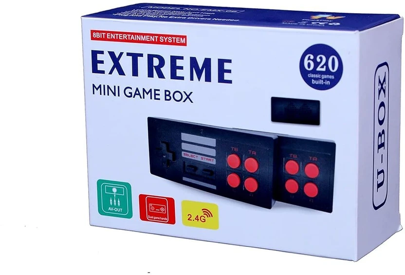 Gaming Consoles CHG EXTREME VIDEO GAME WITH 620 BEST GAMES 2.4 GB with 620 (Black...more