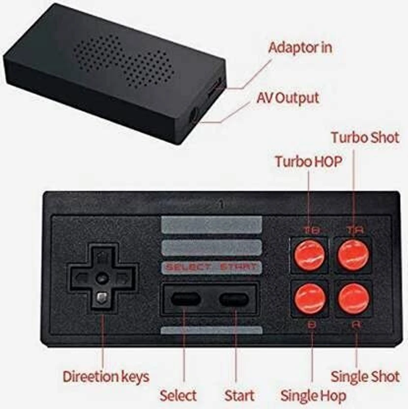 CHG EXTREME VIDEO GAME WITH 620 BEST GAMES 2.4 GB with 620 (Black...more