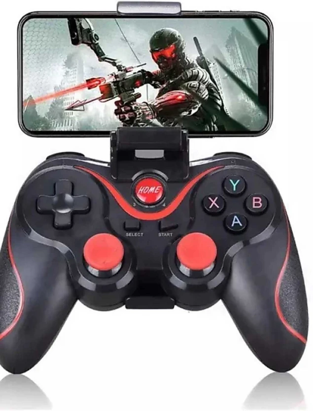 Gaming Controllers Buy more X3 BLUETOOTH GAME CONTROLLER JOYSTICK MOBILE GAME CONTRO...more