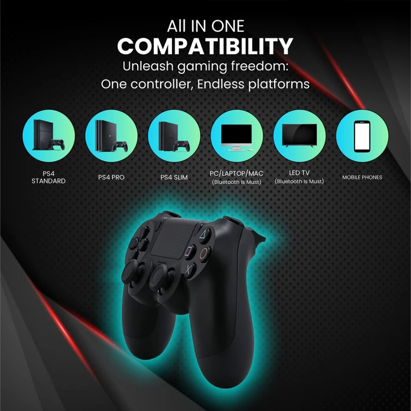 HG WORLD PS4 Controller DualShock 4 Wireless Playstation Controll...more