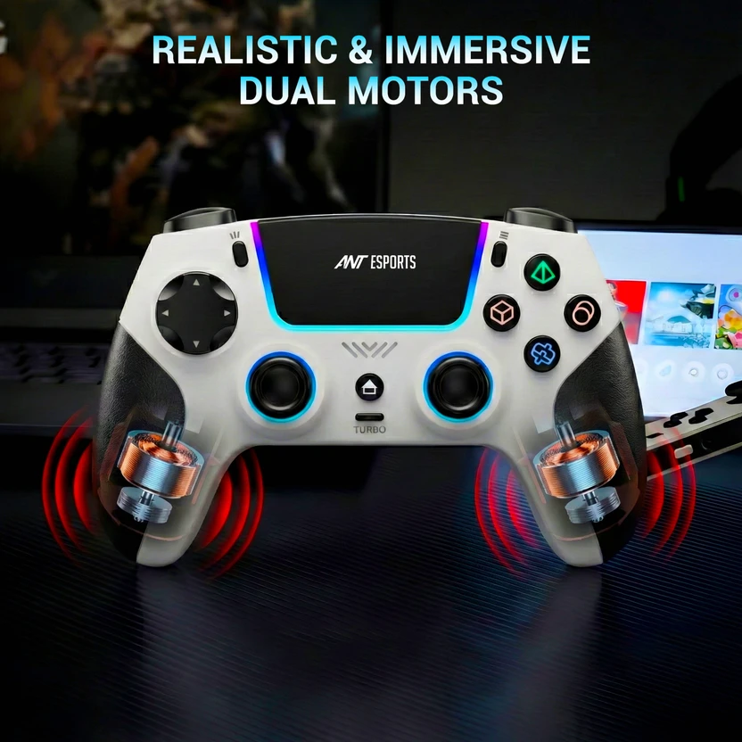 Ant Esports SUPERNOVA wireless White USB  Gamepad (White, For PS4...more