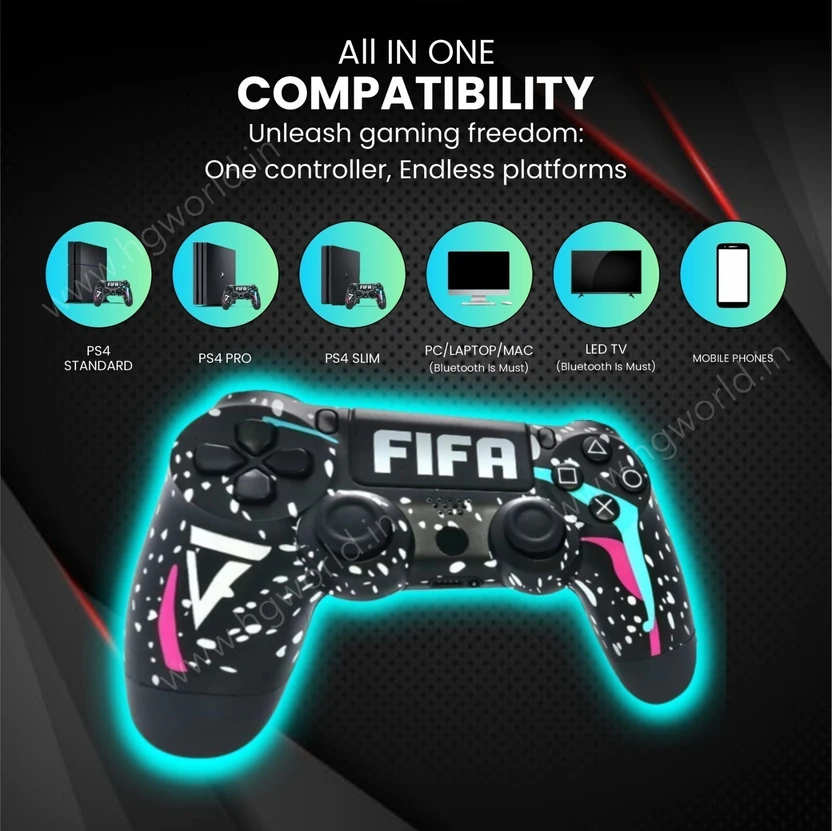 HG WORLD Playstation Dualshock 4 Joystick Wireless for PS4 Gamepa...more