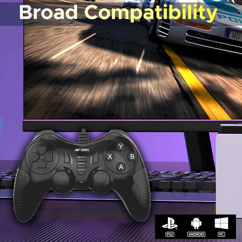 Ant Esports GP130 Wired Plug & Play, Ergonomic Design  Gamepad (B...more