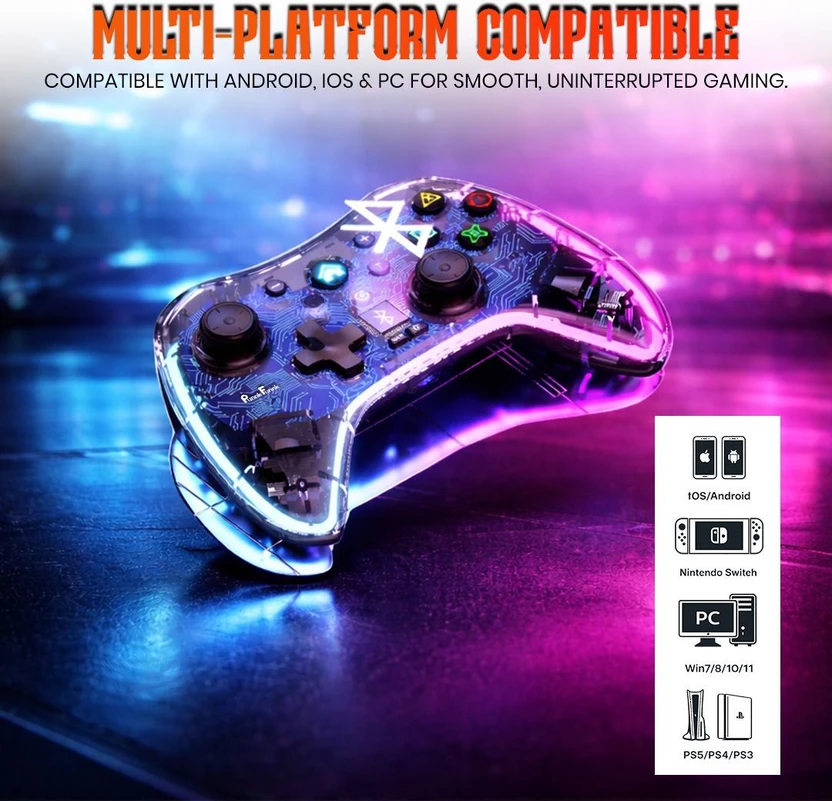 PunnkFunnk BSPS03 | Wireless Gaming Controller | Nintendo Switch ...more