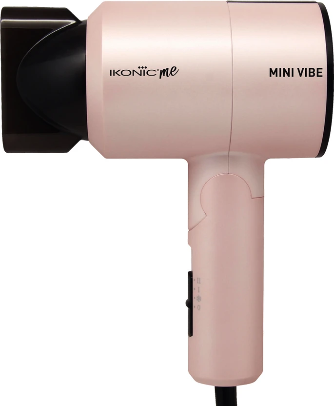 IKONIC ME Mini Hair Dryer (1200 W, Pink, Black)