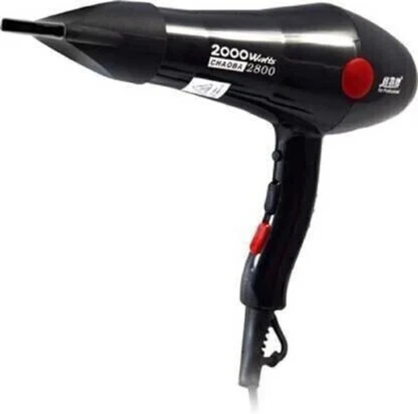 Choaba 2800 (1) HOT COLD Hair Dryer (2000 W, Black)
