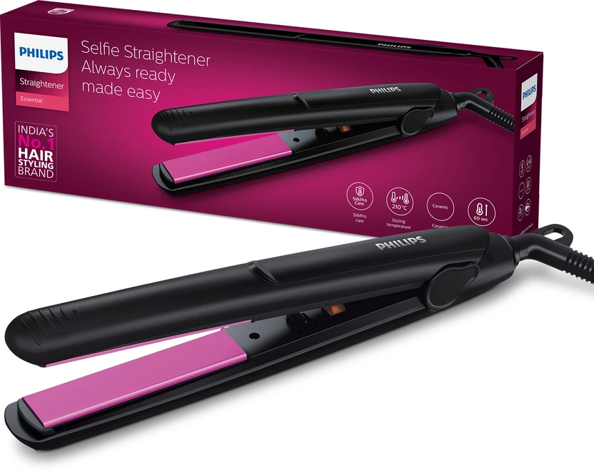 Hair Straighteners PHILIPS HP8302/06 Hair Straightener (Black)
