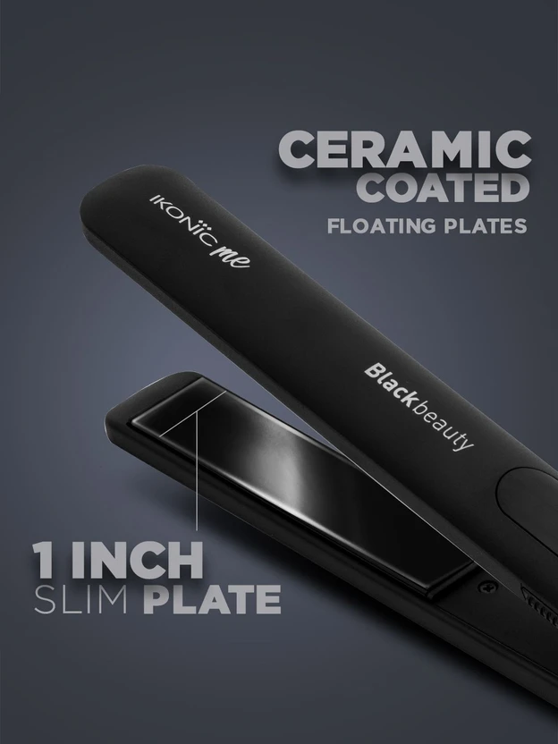 IKONIC ME IKP-BB Black Beauty Hair Straightener (Black)